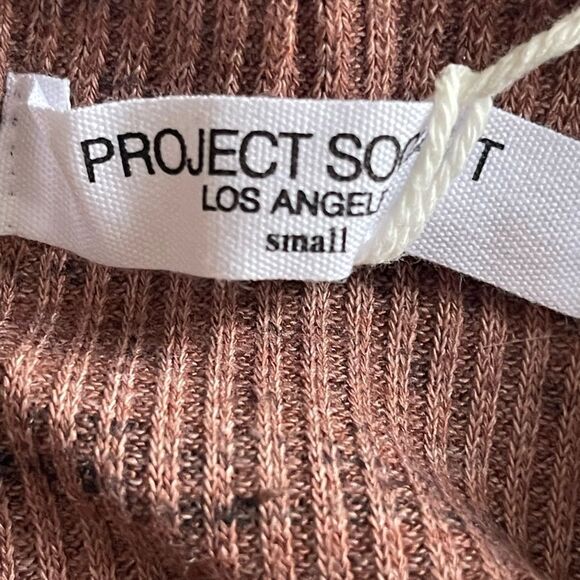 Project Social T Marling Mock Neck Fitted Tank - Picture 5 of 6